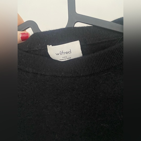 Wilfred wool knit sweater with tie bows on sleeve xxs - Picture 4 of 5